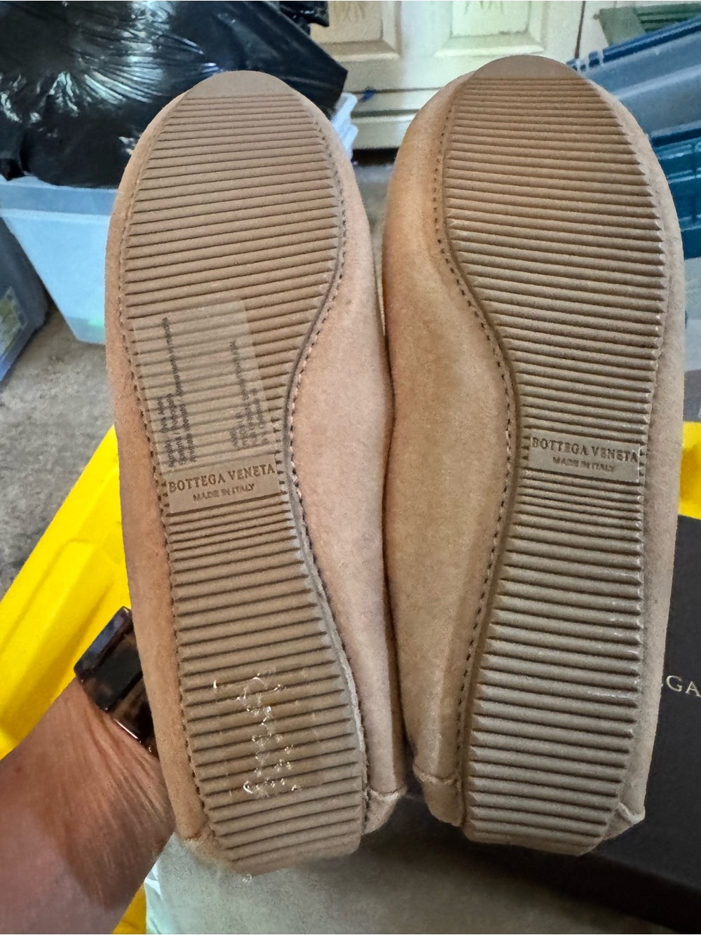 Bottega Veneta Suede Moccasin with Sherling Lining NWT - Picture 3 of 8